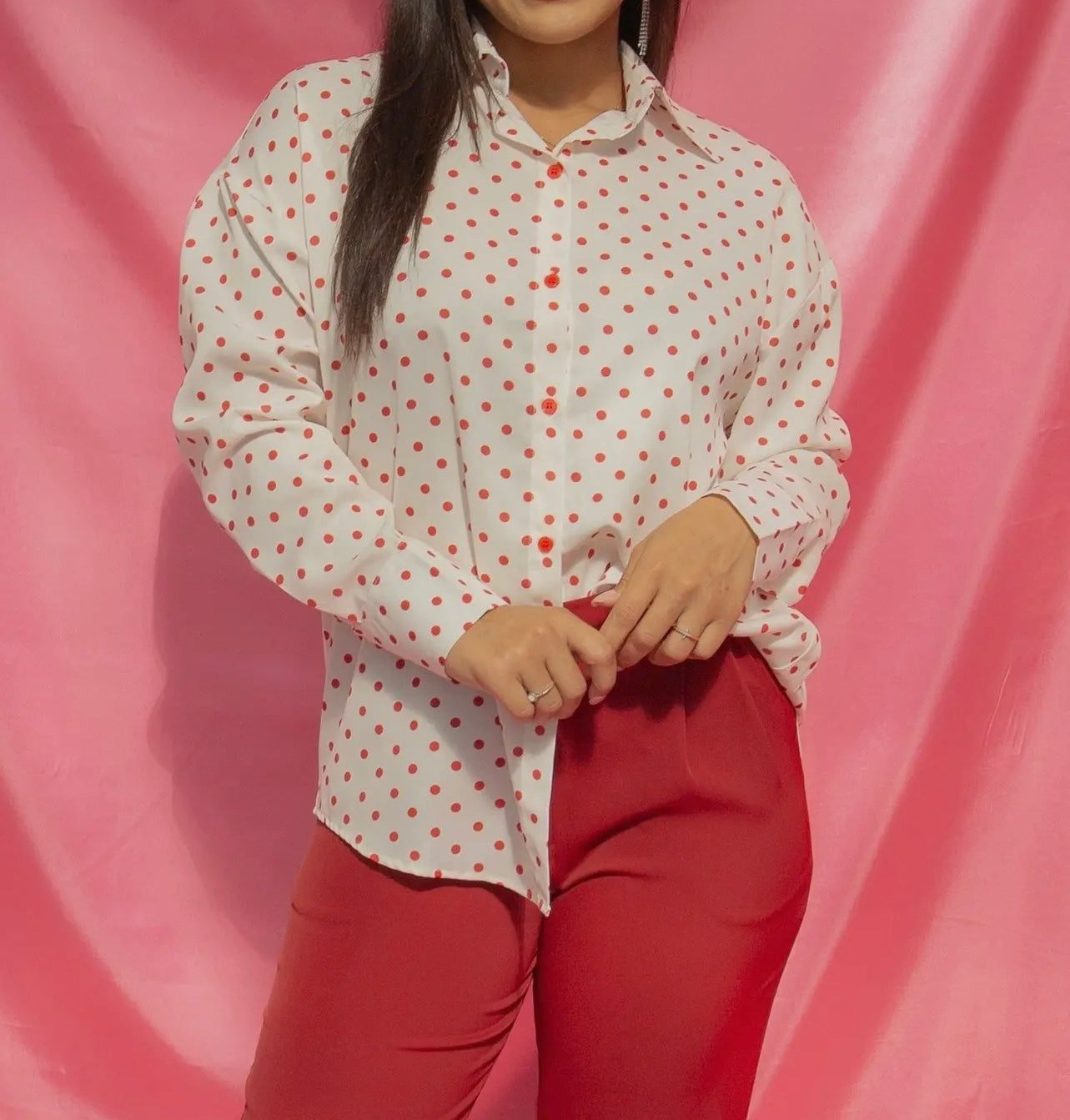 Polka Dot Blouse
